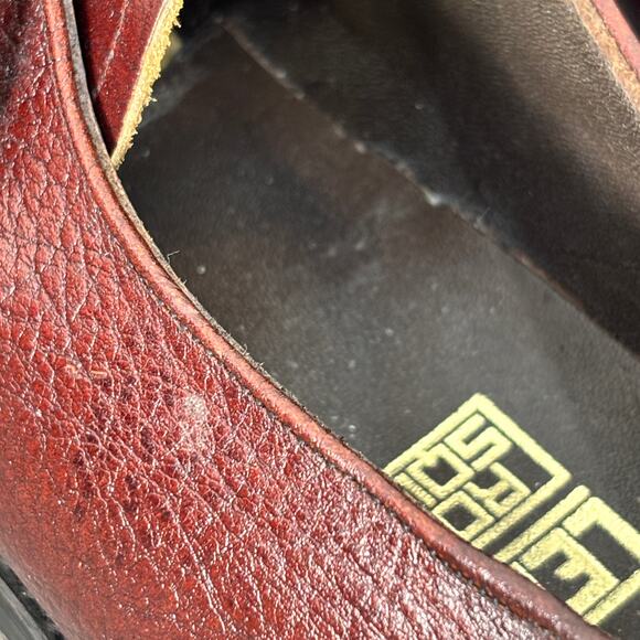 Lehigh Goodyear Oil Proof Sole Mens Brown Safety Toe Loafer Dress Shoes 8E - Picture 6 of 8